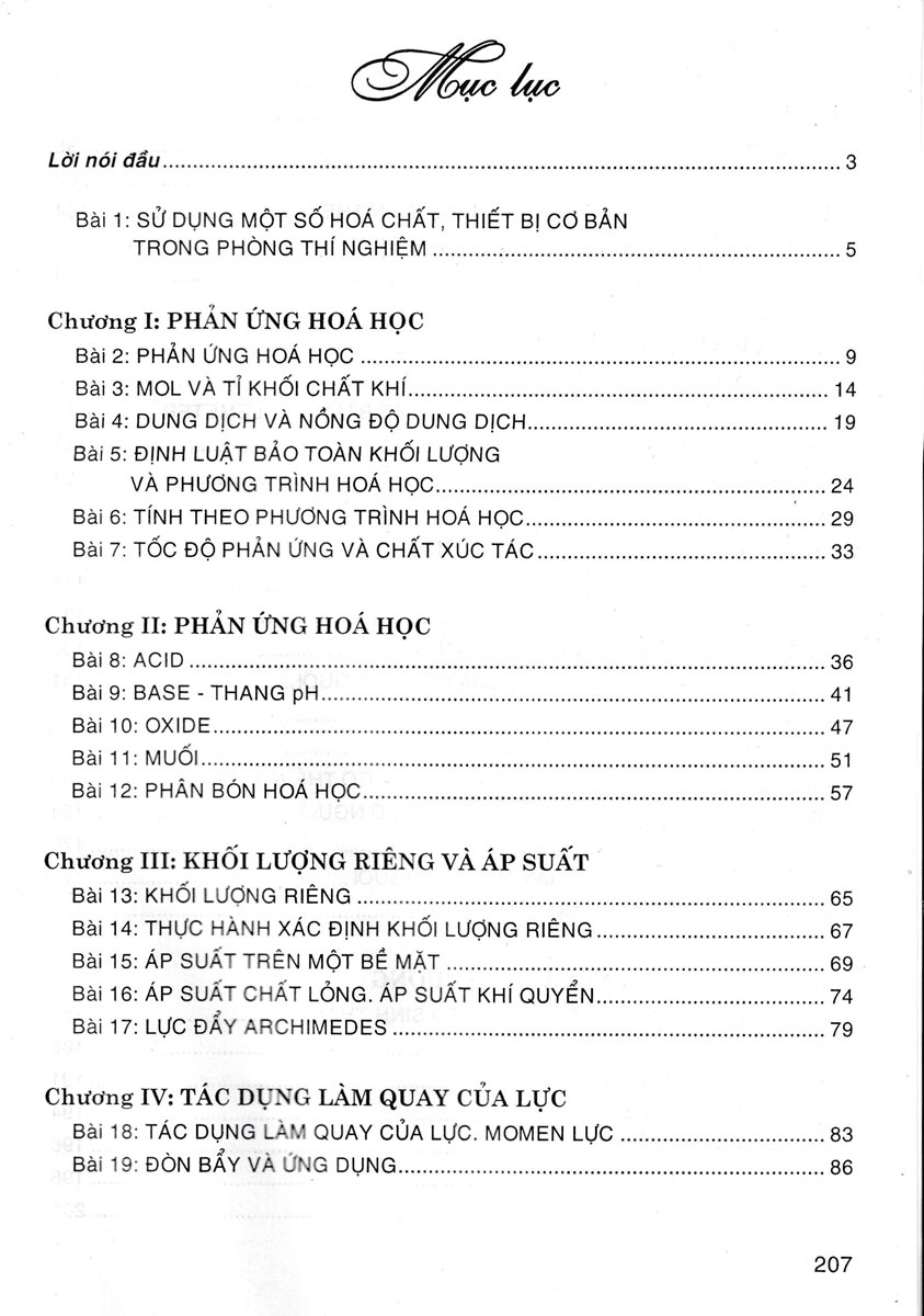 Hướng Dẫn Trả Lời Câu Hỏi Khoa Học Tự Nhiên 8