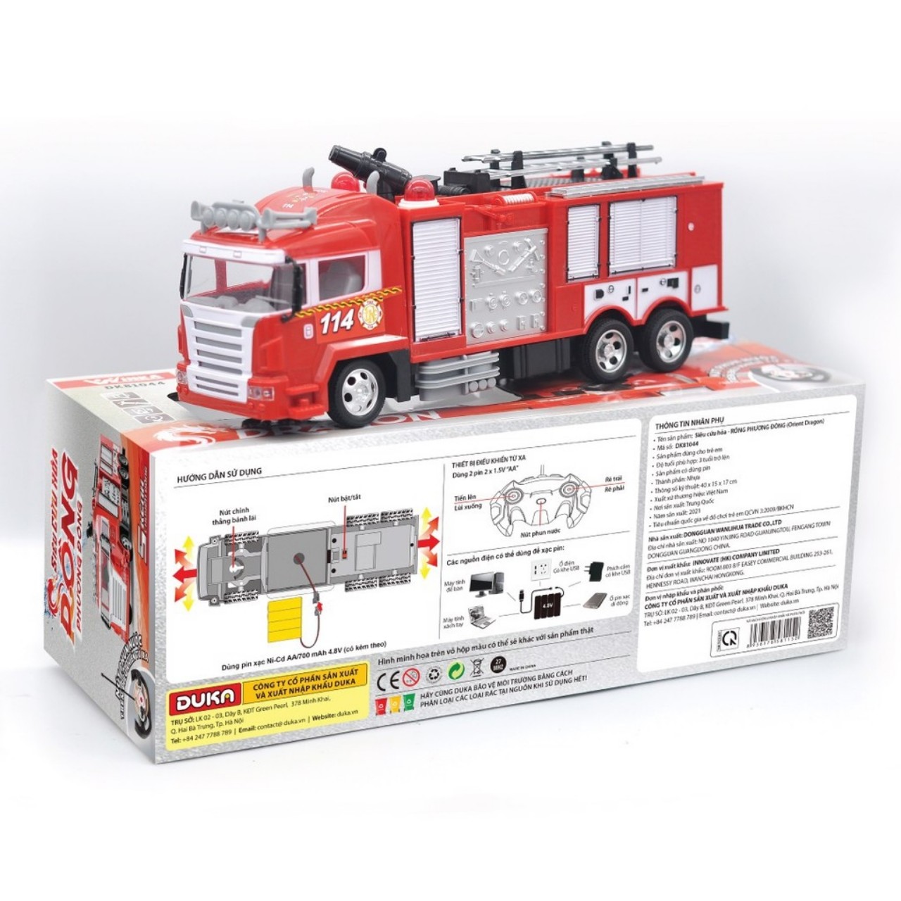 Đồ Chơi Duka : Siêu Cứu Hỏa - Rồng Phương Đông DKDK 81044