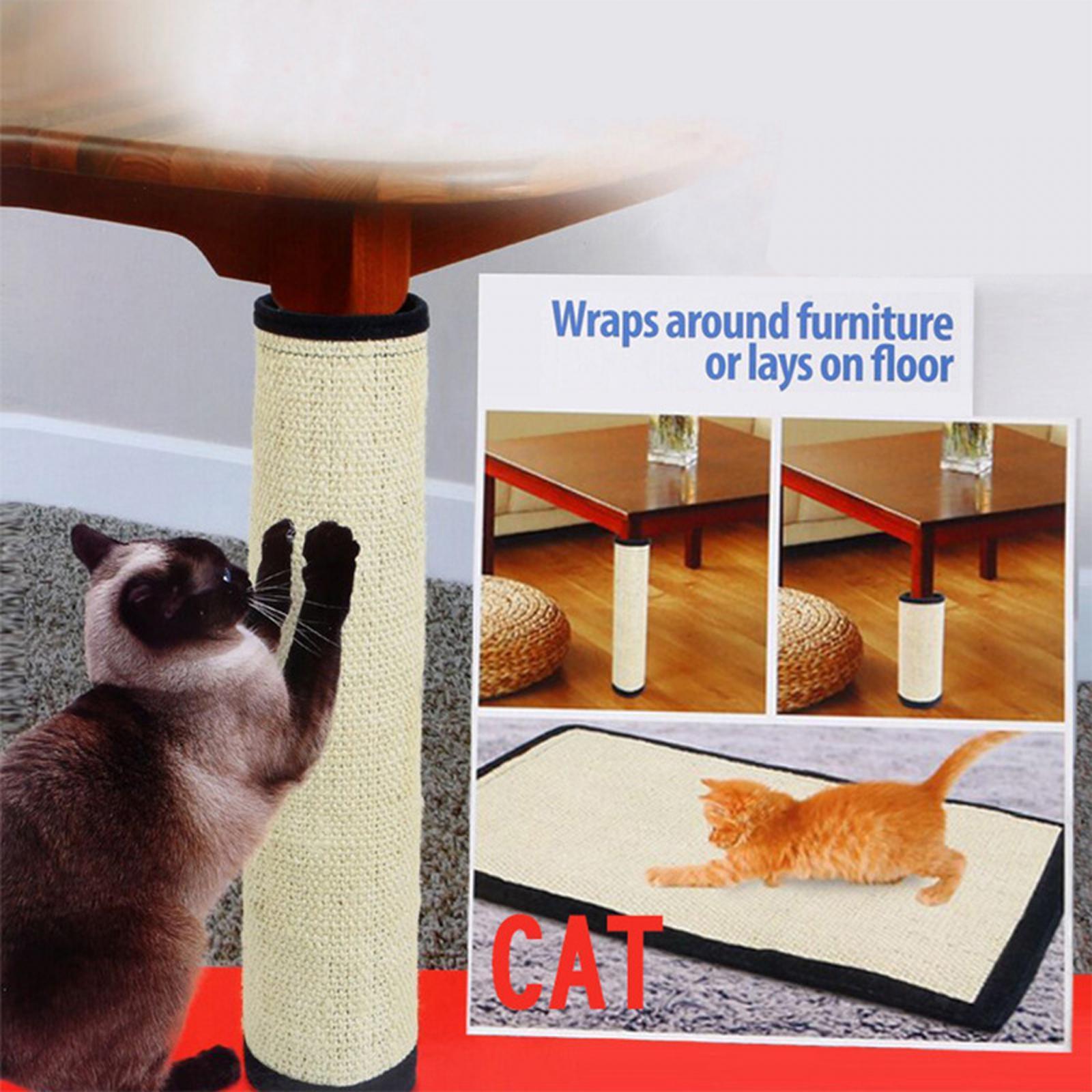 Cat Scratcher Mat Furniture Sofa Protector Sisal for Stairs Wall