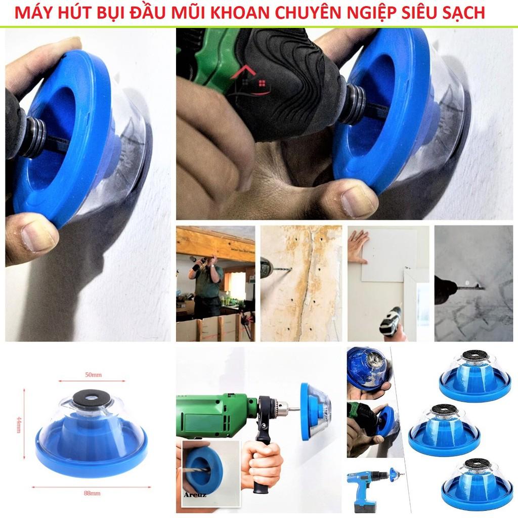 Thiết bị hút bụi đầu máy khoan 4mm-10mm loại tốt hút siêu sạch