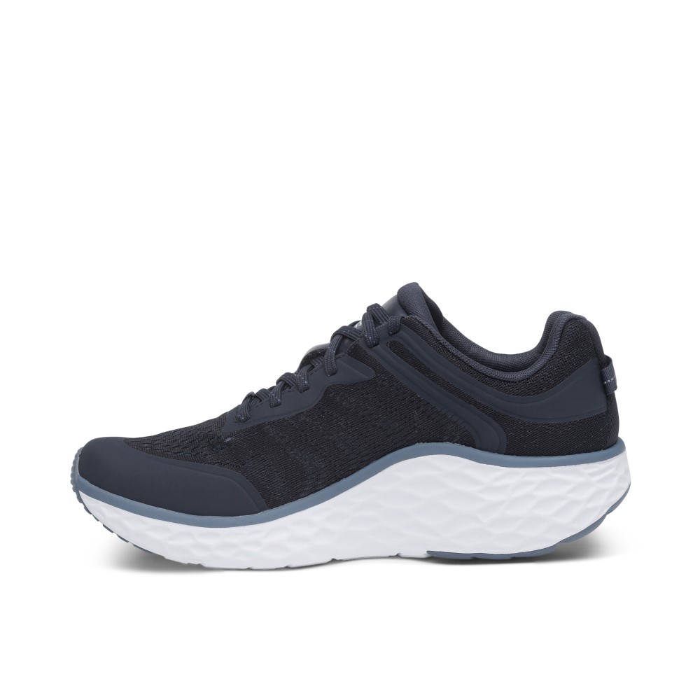 Giày thể thao sức khỏe nam Aetrex Chase Navy - sneaker nhẹ, đế cao đệm nâng vòm