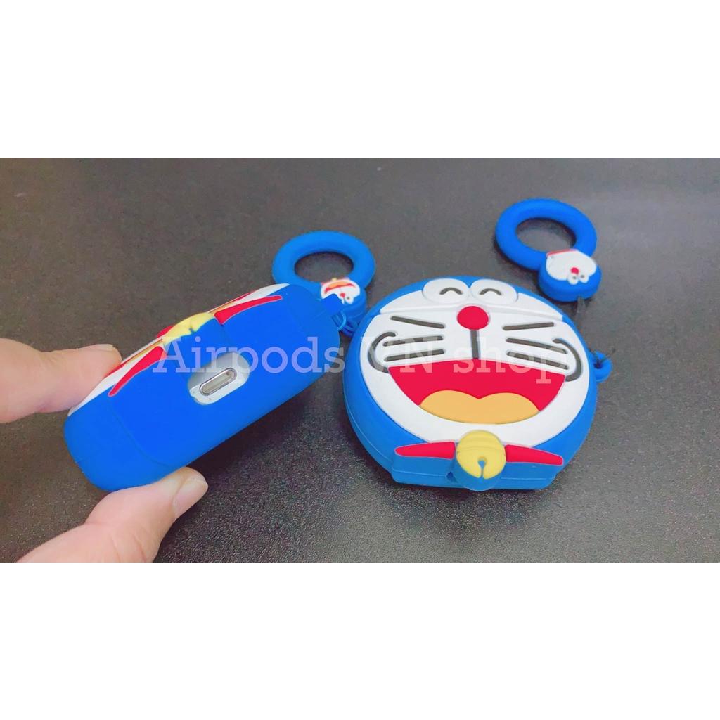 Bao Case Ốp dành cho Airpods 1/2, Airpods Pro Doremon silicon cao cấp