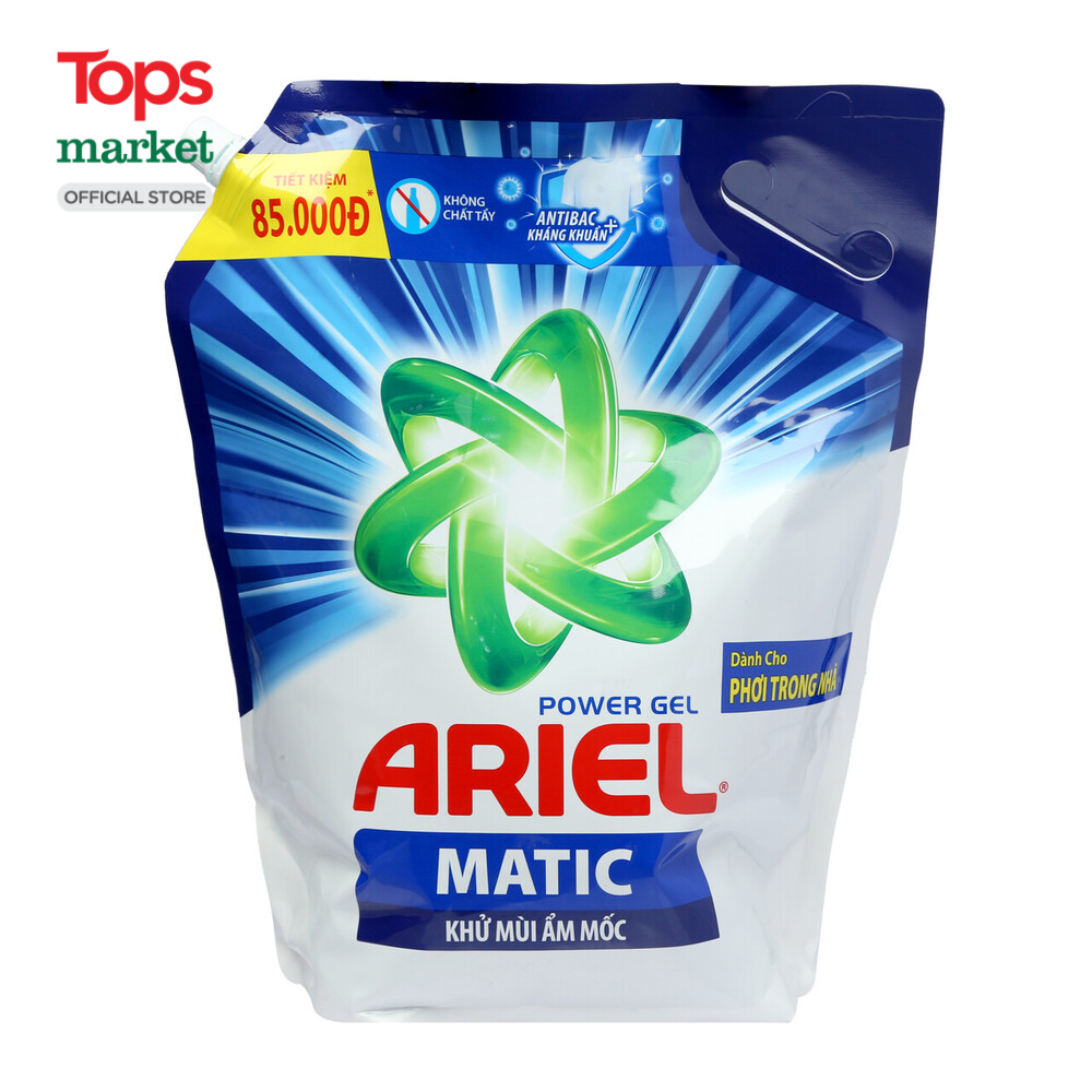 Nước Giặt Ariel Khử Mùi Ẩm Mốc Túi 3.25KG