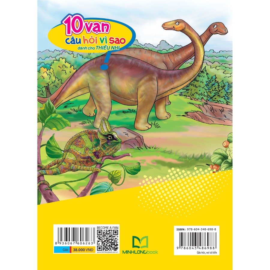 10 Vạn Câu Hỏi Vì Sao Dành Chó Thiếu Nhi: Gấu Trúc, Voi Và Kiến
