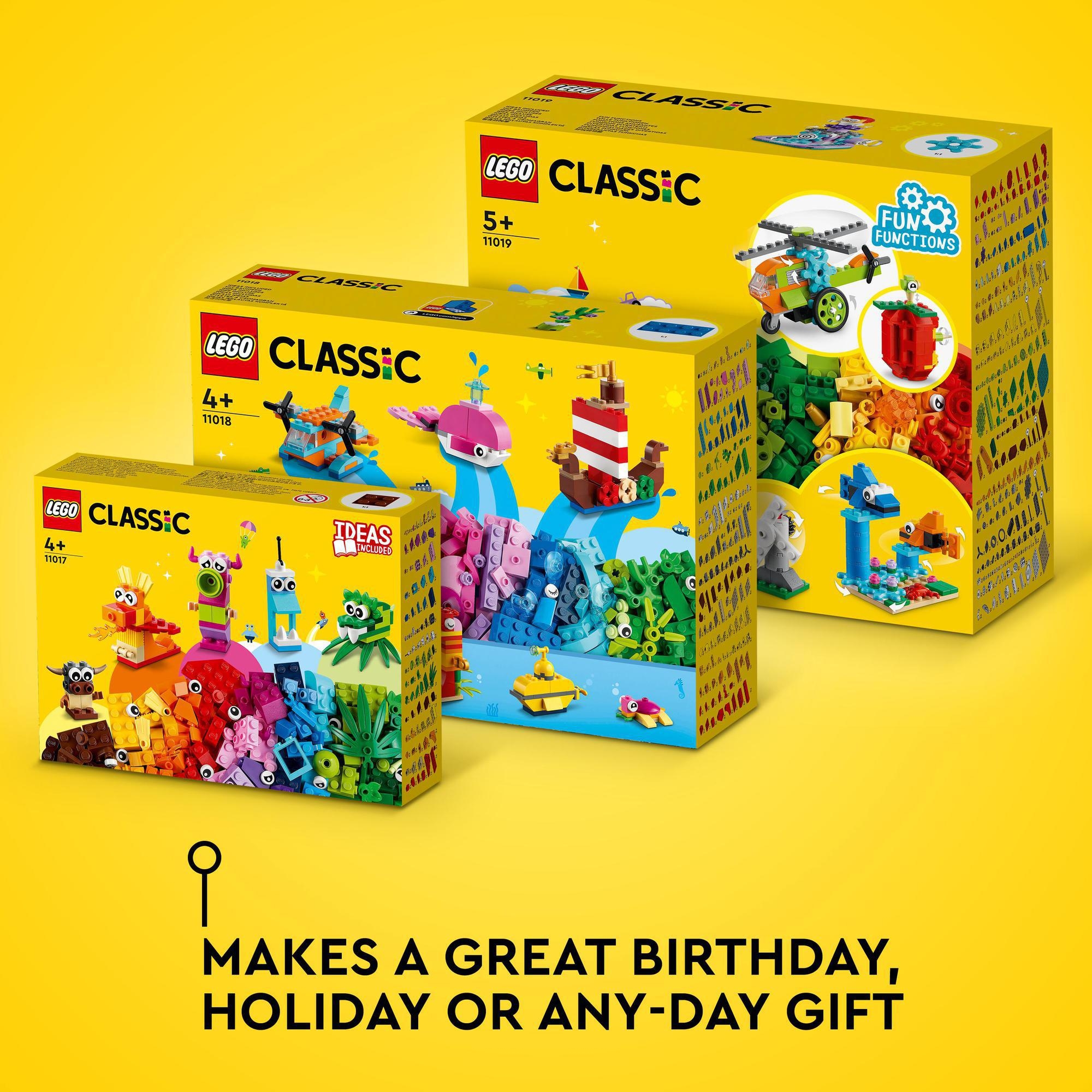 LEGO Classic 11018 Hộp gạch Classic chủ đề đại dương sáng tạo (333 chi tiết)