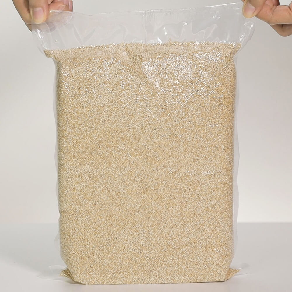 Hạt Quinoa (Diêm Mạch) Trắng Smile Nuts Túi 2kg - Sản phẩm hữu cơ được nhập khẩu từ Peru (Túi Quinoa 2kg tiện dụng và tiết kiệm)