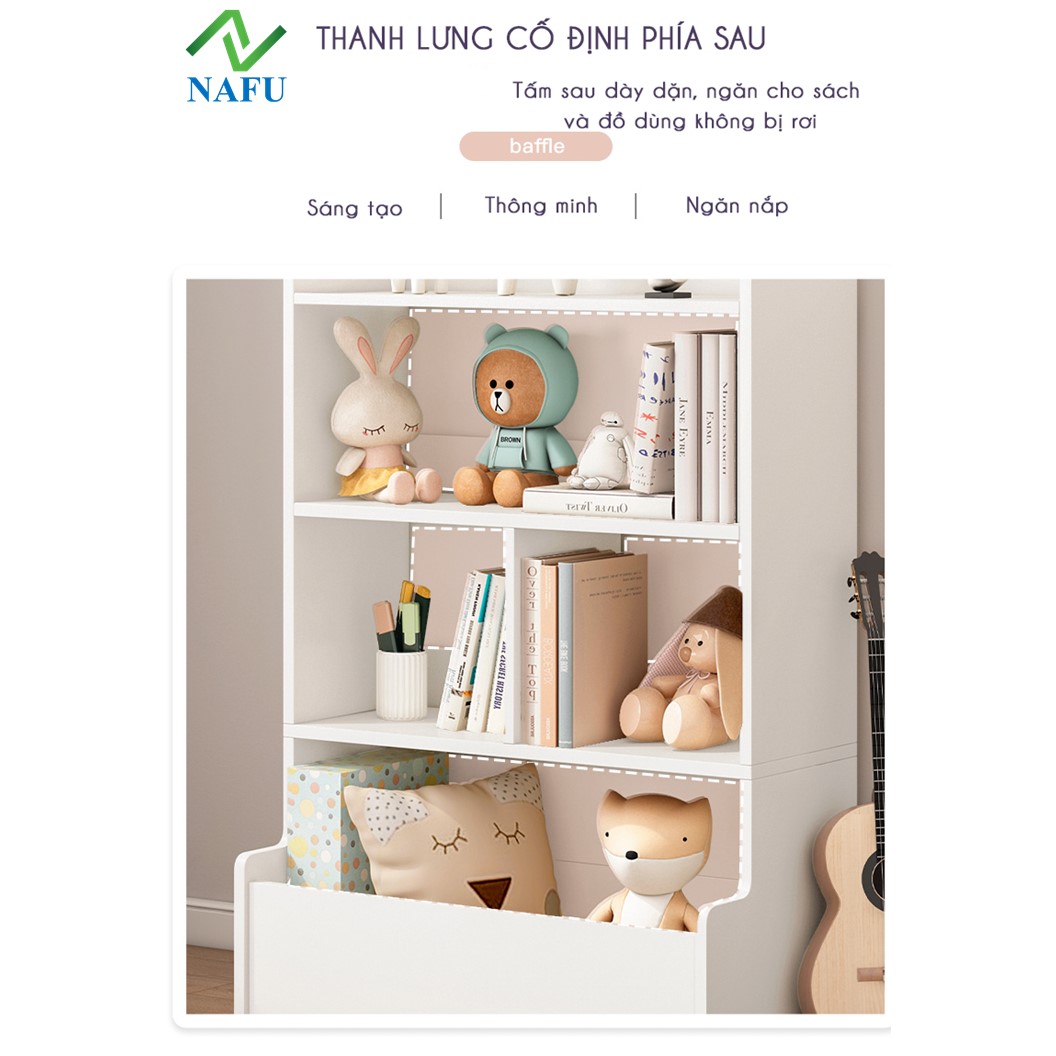 Kệ Sách Cho Bé Chil Shelf, Tủ Để Đồ Chơi Cho Bé Nhỏ Gọn, An Toàn Thân Thiện Tiện Lợi GP158