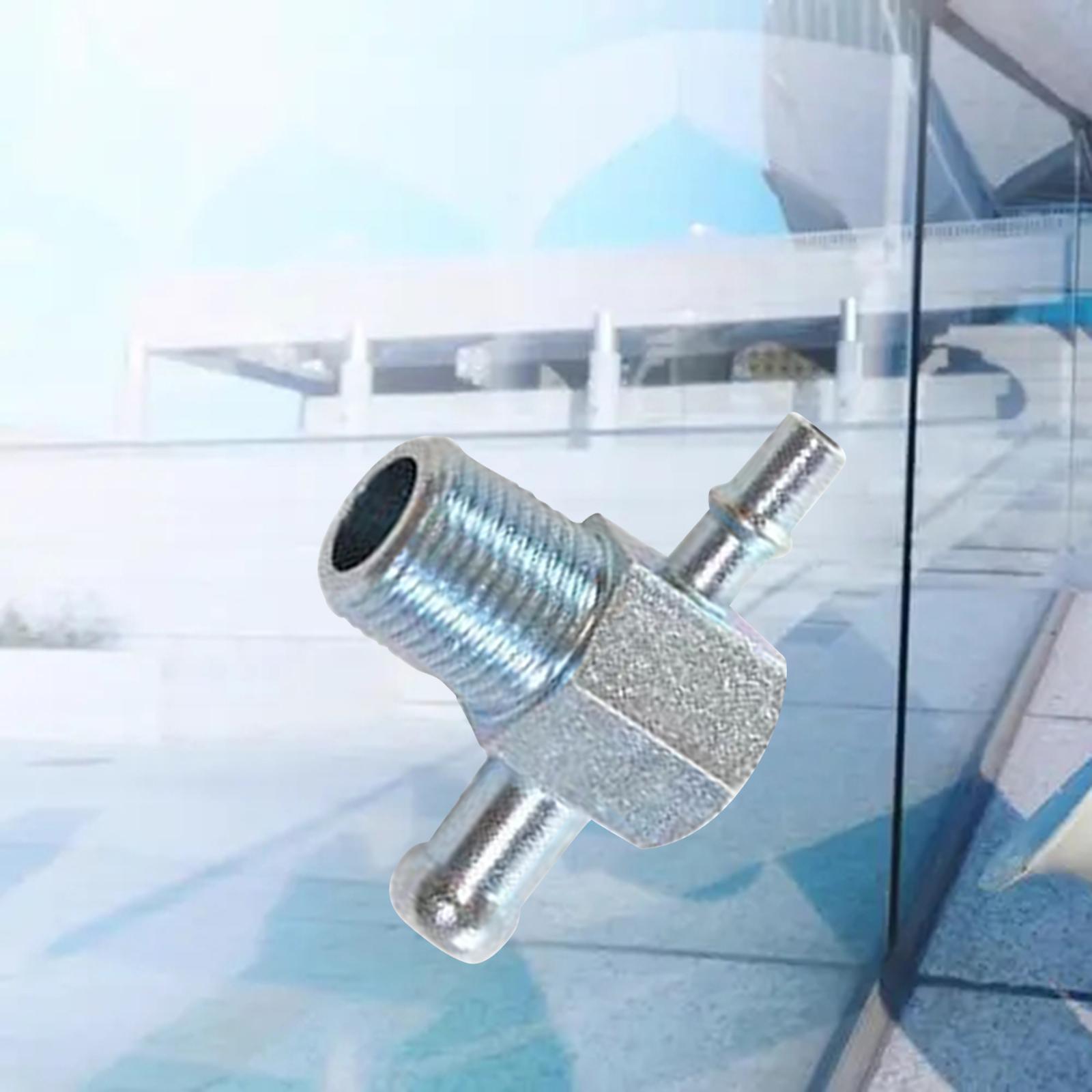 Intake Manifold Vacuum T Fitting 3/8" NPT Thread to 1/4" 3/8" Intake