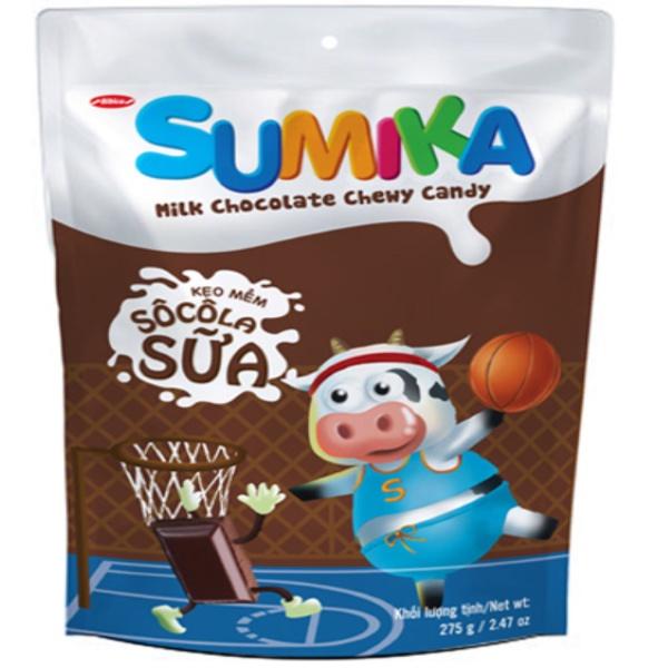 Kẹo mềm sumika sữa dâu gói 275g- Bibica