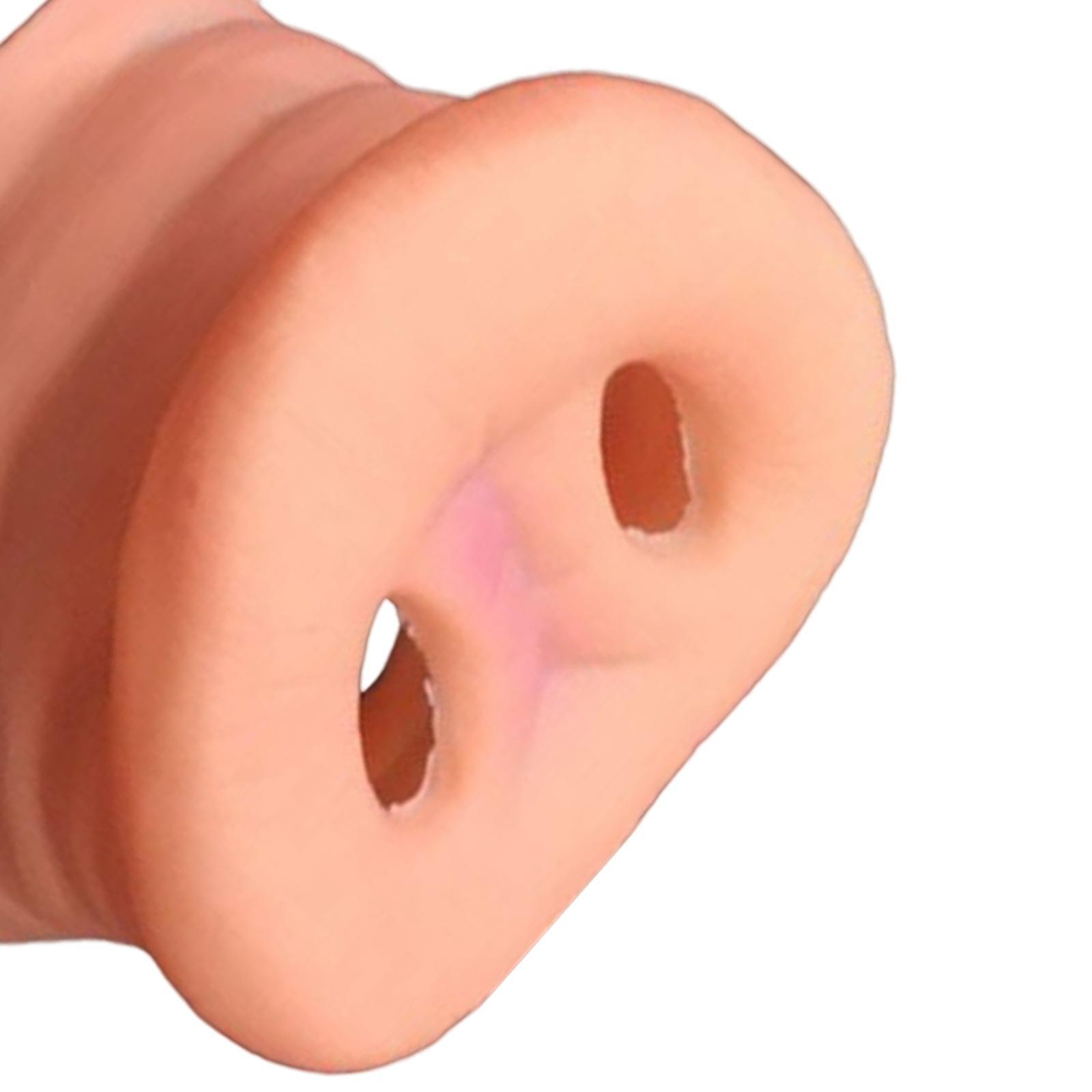 Simulation Pig Nose Prop Costume Accessory Dress up Cosplay Rubber Animal Hog Snout for Girls, Boys, Halloween, Festival, Role Play, Party
