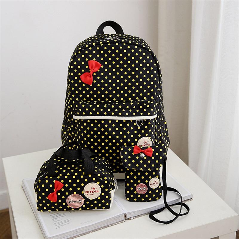 3 Cái/bộ Dễ Thương In Trường Túi Cho Bé Gái Trẻ Em Chống Nước Trường Ba Lô Trẻ Em Túi Schoolbag Nylon Mochila Infantil