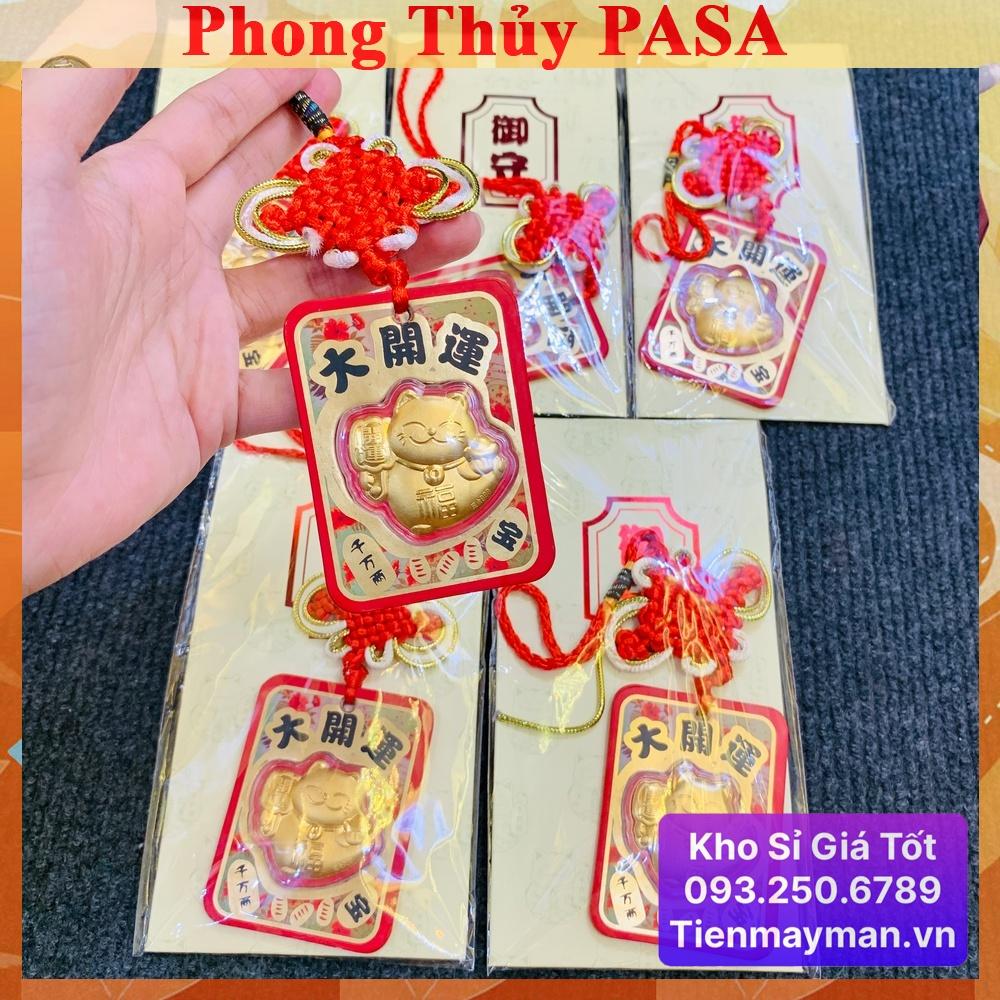 Bao Lì Xì Mạ Vàng Dây Treo Mèo Thần Tài Đại Cát Đại Lợi, Quà Tặng Tết 2023 PASA COLLECTION