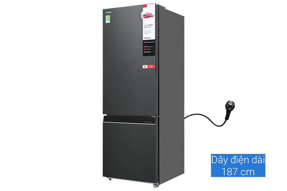 Tủ lạnh Toshiba Inverter GR-RB410WE-PMV-MG 325 lít - Hàng chính hãng - Chỉ giao HCM