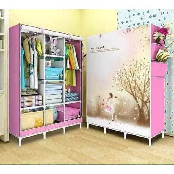 Tủ quần áo 3D: 3 buồng 8 ngăn