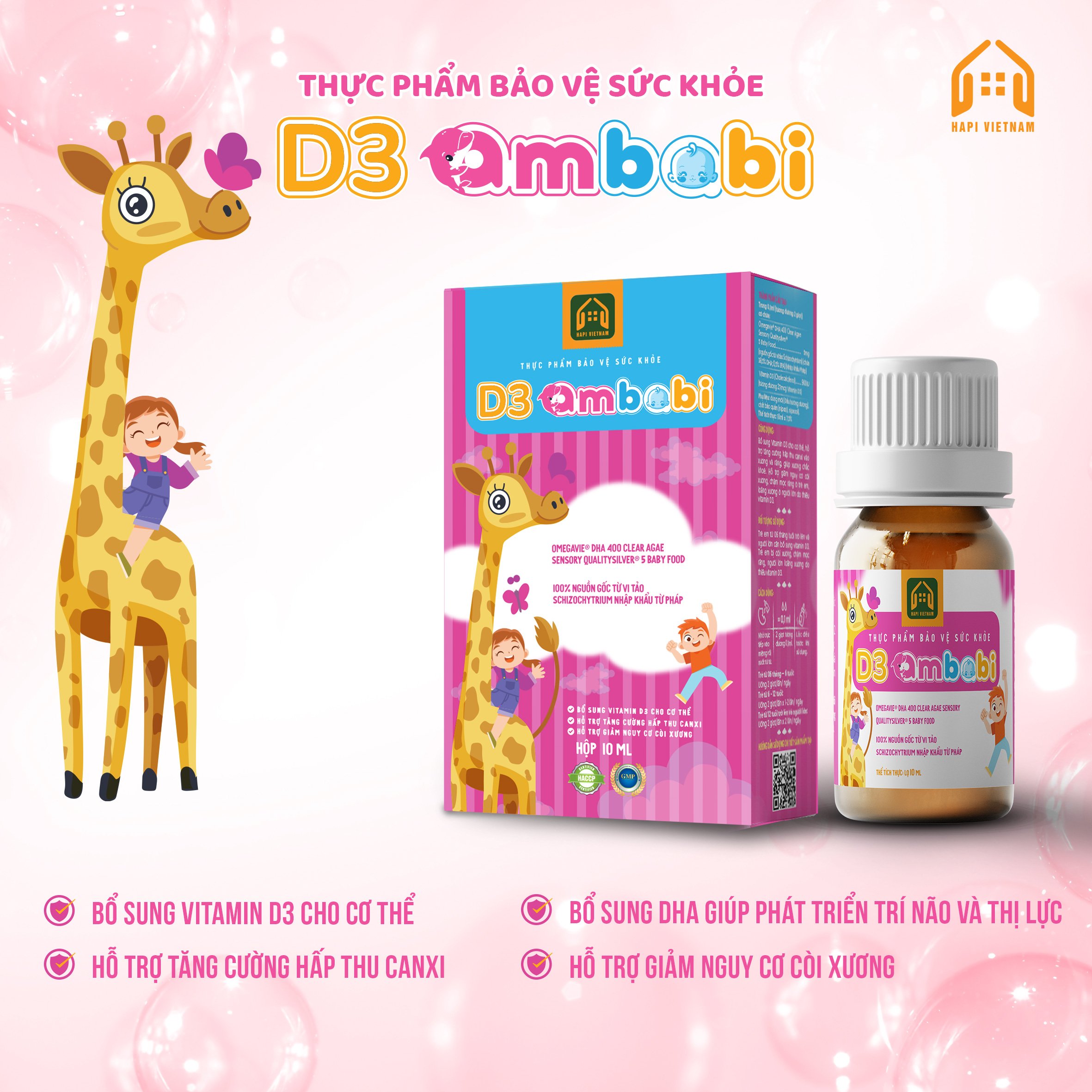 MẬT THƯỜNG XUÂN BABYPLUS tặng Vitamin D3