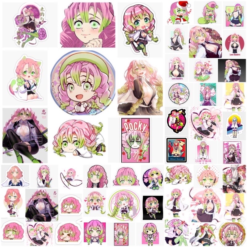 Mua Sticker Kimetsu No Yaiba 3060 Cái ép Lụahình Dán Anime Kimetsu No  Yaiba  Yeep