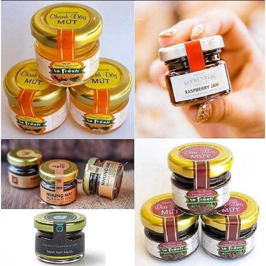 Lọ Thủy Tinh Nhỏ 30ML mẫu Trụ Tròn nắp thiếc vàng - Hũ đựng mật ong, sữa ong chúa, thực phẩm, mỹ phẩm