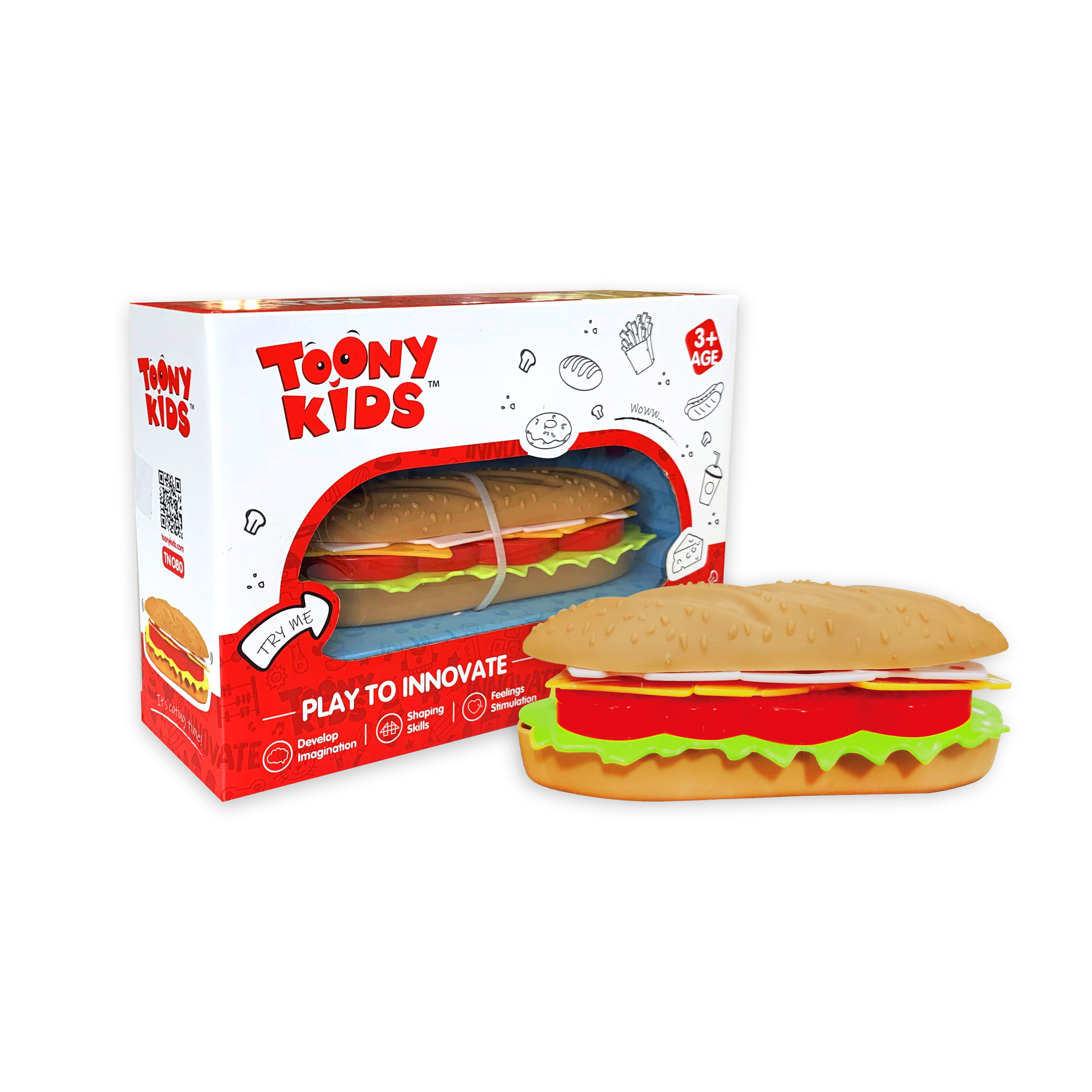 Đồ Chơi Nấu Ăn Hot Dog TOONYKIDS - Đồ Chơi Nhà Bếp Cho Bé - Hot Dog TN080