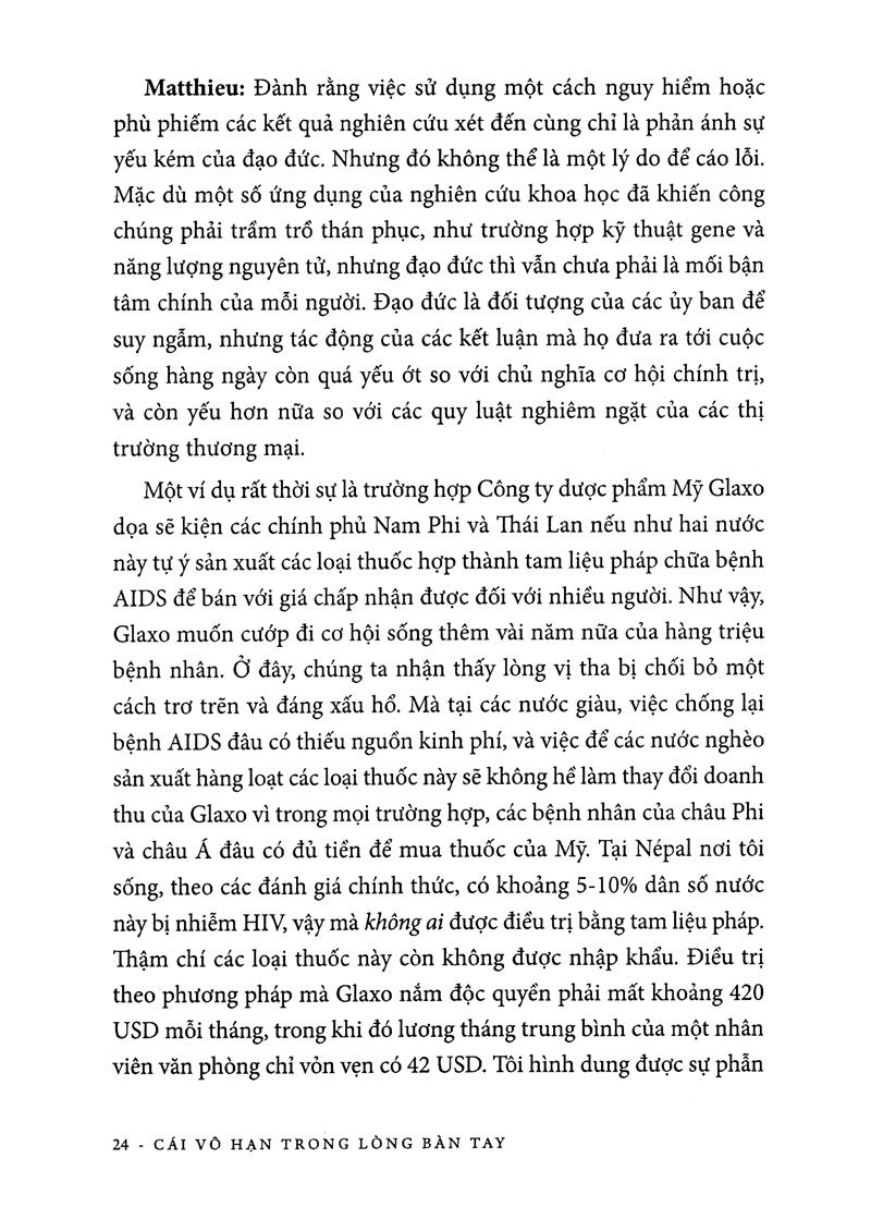 Sách Khoa Học Khám Phá - Cái Vô Hạn Trong Lòng Bàn Tay (Tái Bản)