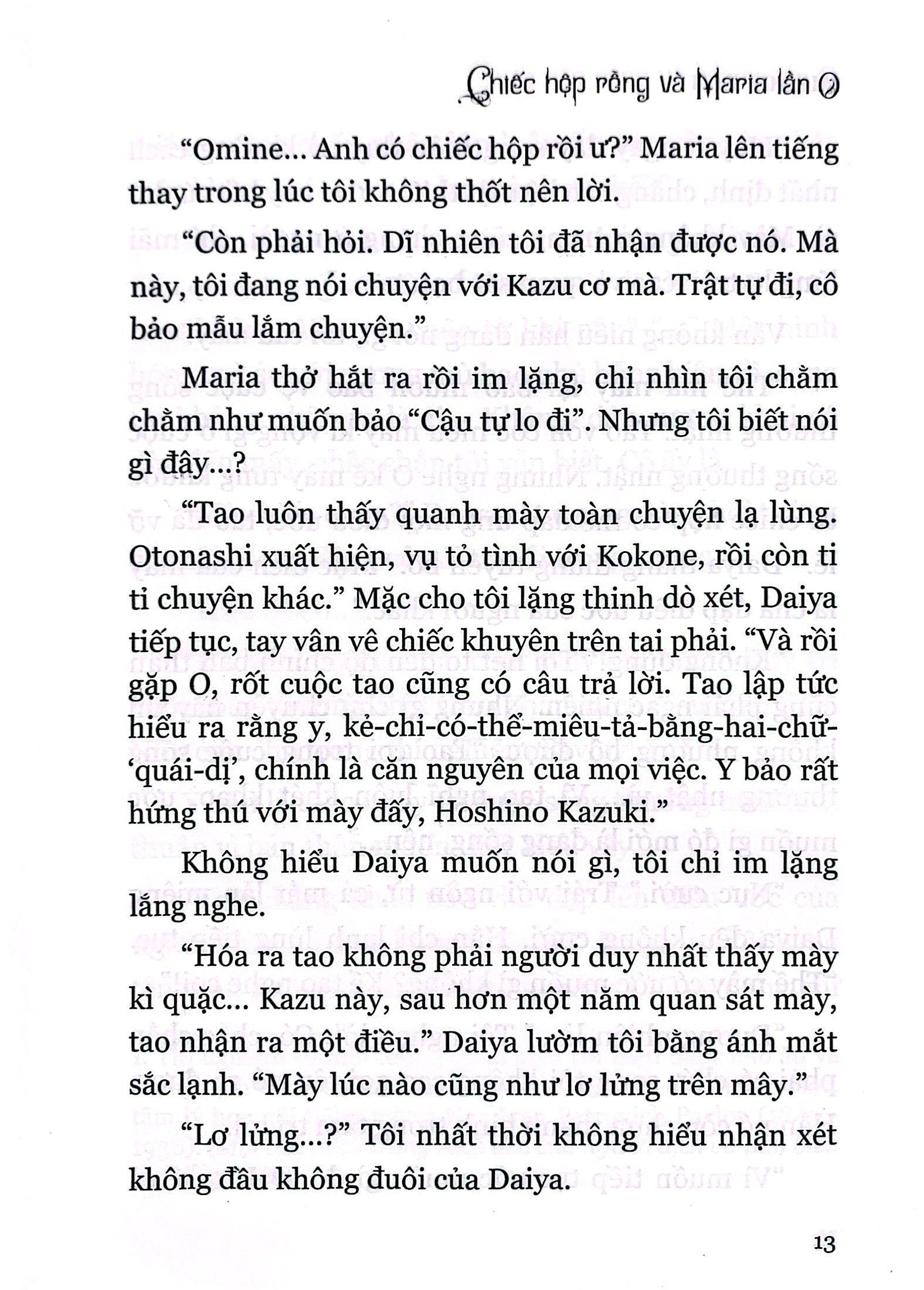 Chiếc Hộp Rỗng Và Maria Lần 0 - Tập 3