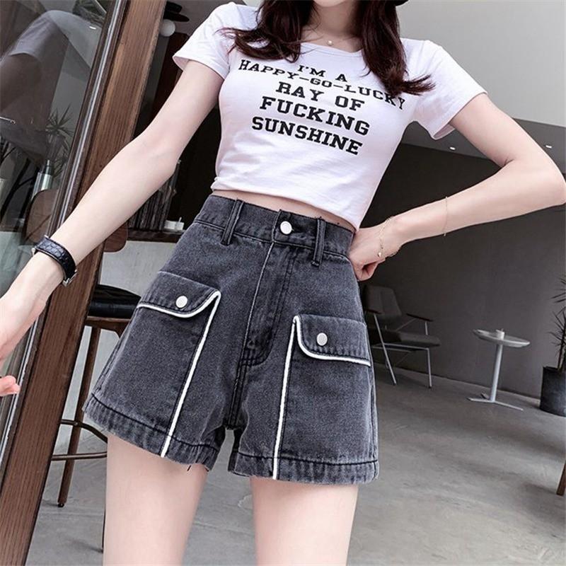 Quần Short Jeans Nữ Túi Viền Ulzzang - Quần Đùi Nữ Jeans SIêu Chất Q39