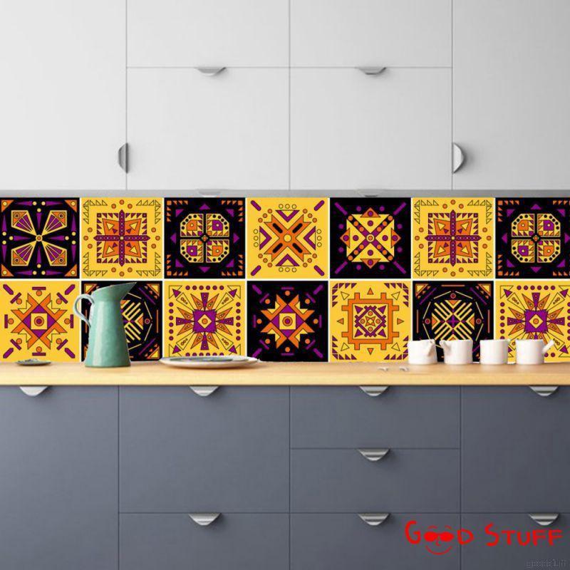 10 miếng dán tường chống thấm nước , dễ chùi rửa