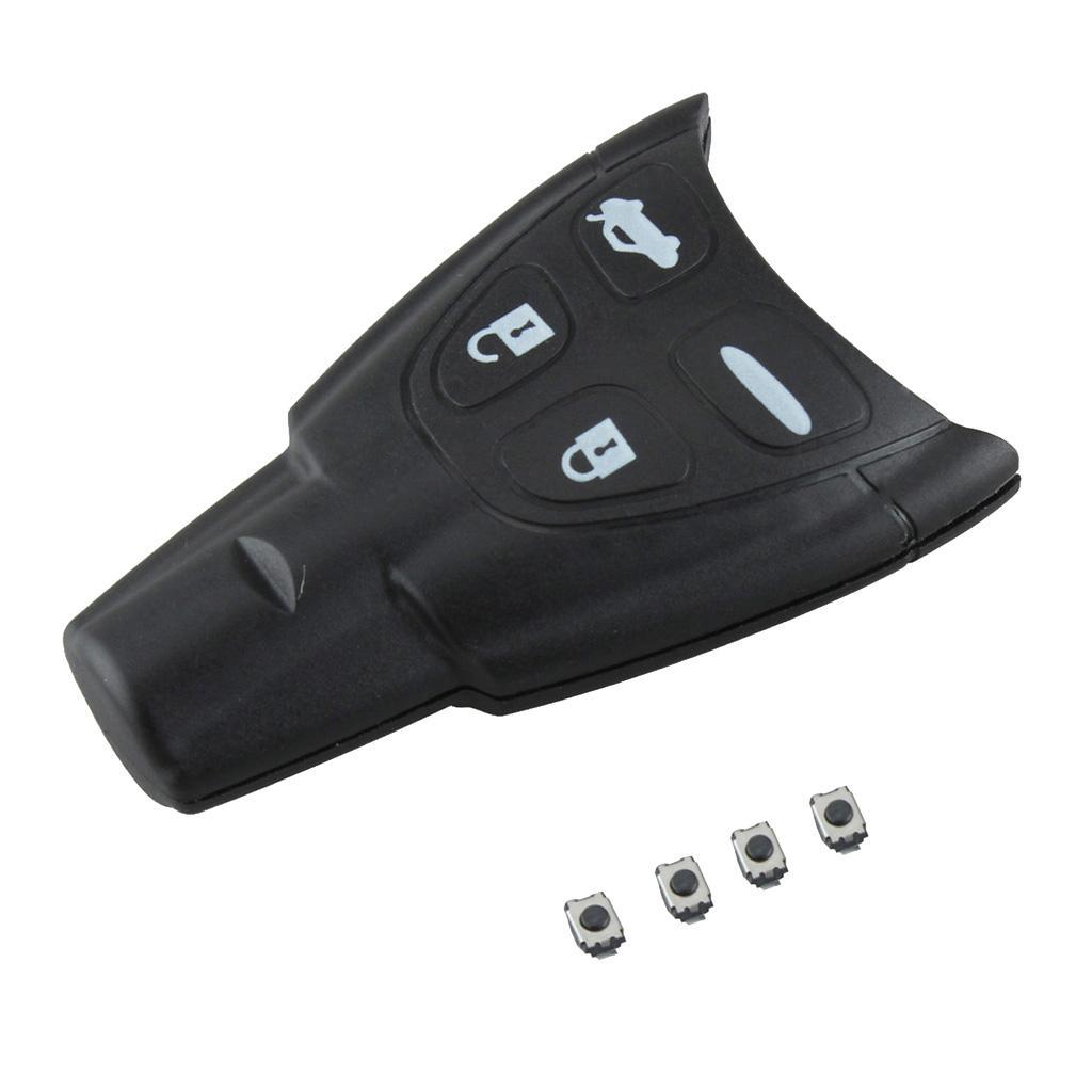 Protective Replacement Key Fob Case Shell 4 Button Cover for SAAB 93 95