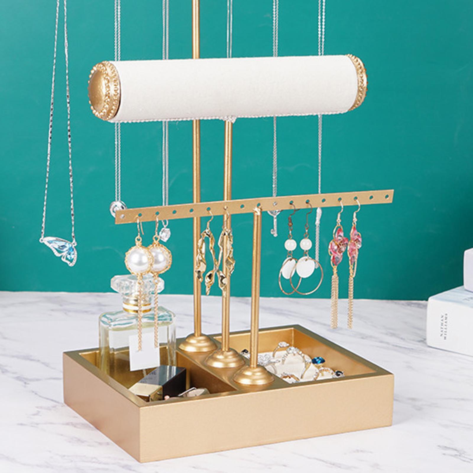 Jewelry Display Rack Watch Tabletop Hanging Modern Bracelet Holder Organizer