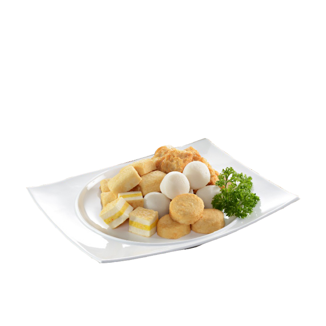 Combo Viên Thả Lẩu 5 trong 1 Malaysia EB thượng hạng - 500g/ gói - Viên thả lẩu đông lạnh