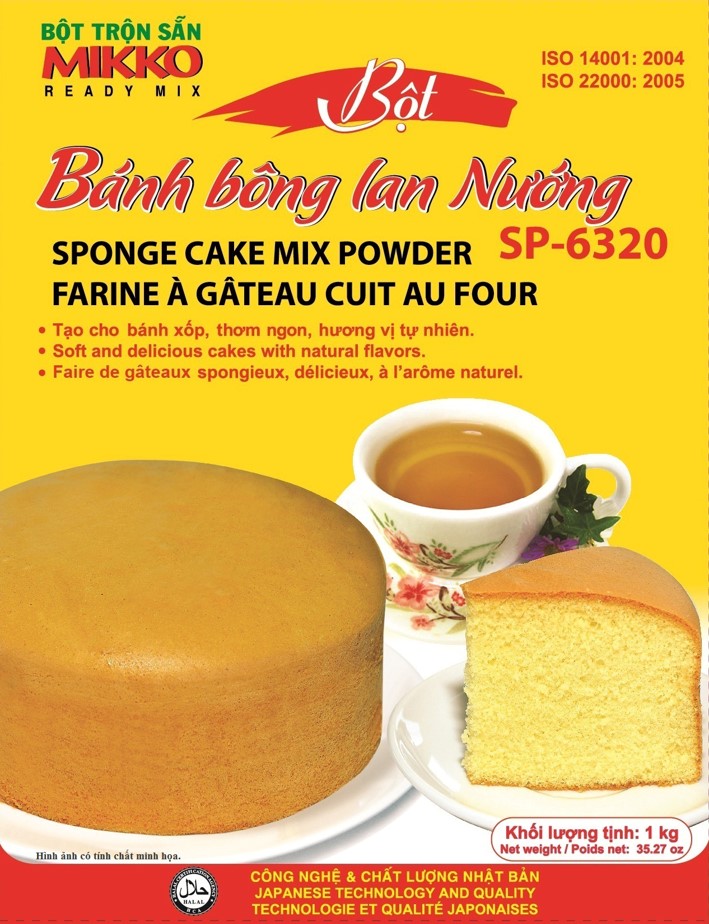 Bột bánh Bông lan nướng SP630 1kg - MIKKO HƯƠNG XƯA