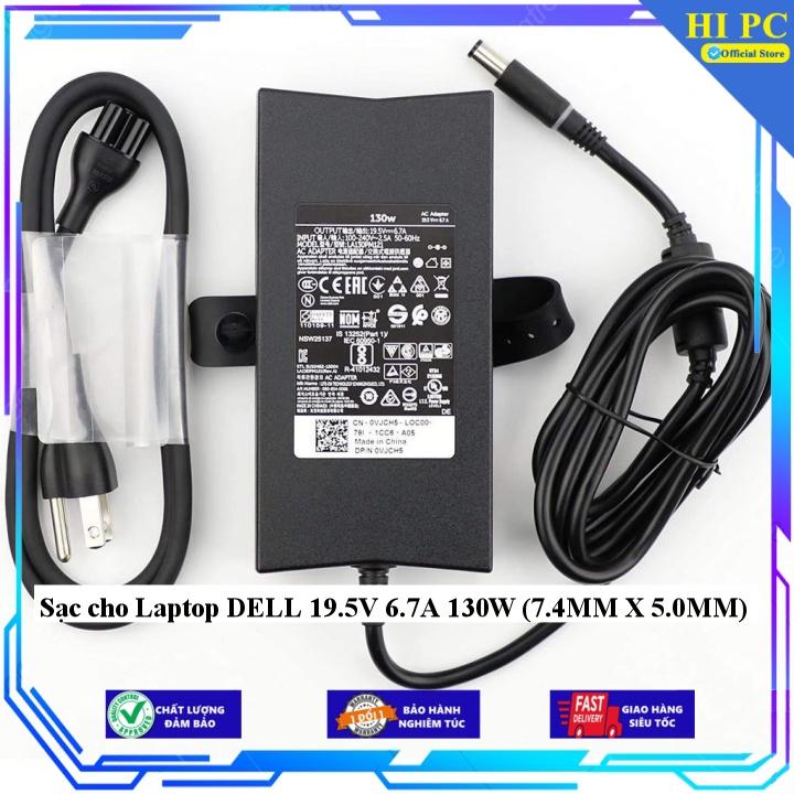 Sạc cho Laptop DELL 19.5V 6.7A 130W - Kèm Dây nguồn - Hàng Nhập Khẩu