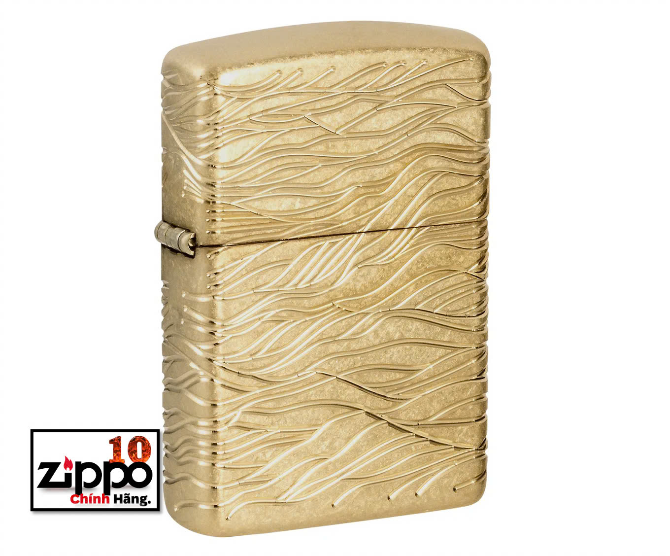 Bật lửa Zippo 46273 Luxury Waves Design - Chính hãng 100%