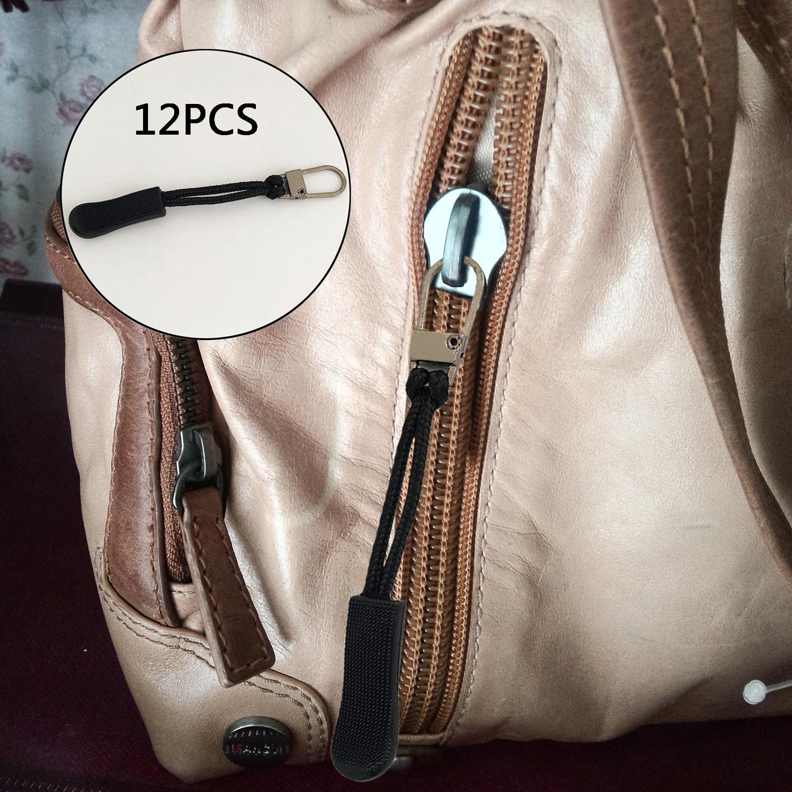 12 Pieces  Durable Cord Extension for Luggage Coat Black