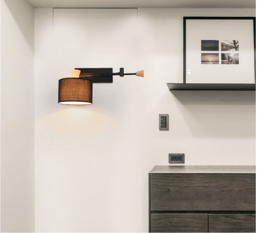 Đèn tường ORTERI trang trí phòng khách, phòng ngủ sang trọng, hiện đại - kèm bóng LED chuyên dụng.