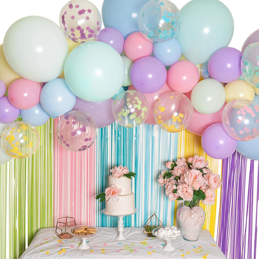 BÓNG MÀU PASTEL - Set 10 bóng đủ màu trang trí sinh nhật, tiệc, sự kiện