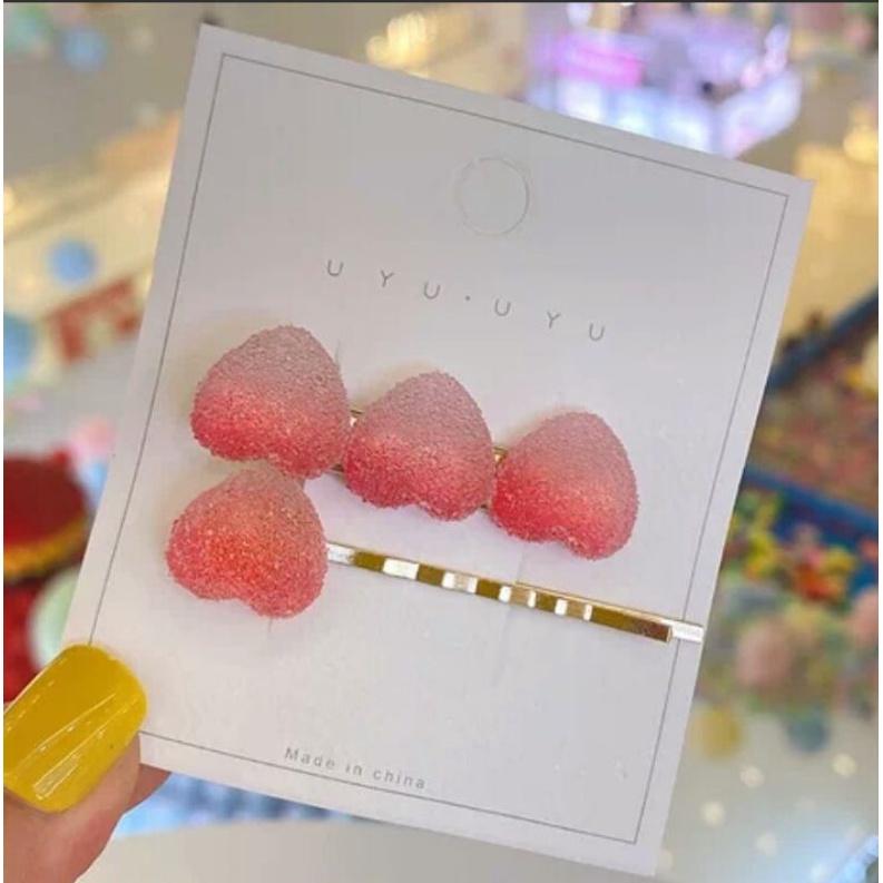 Set kẹp đính đá , ngôi sao, trái tim nhỏ xinh