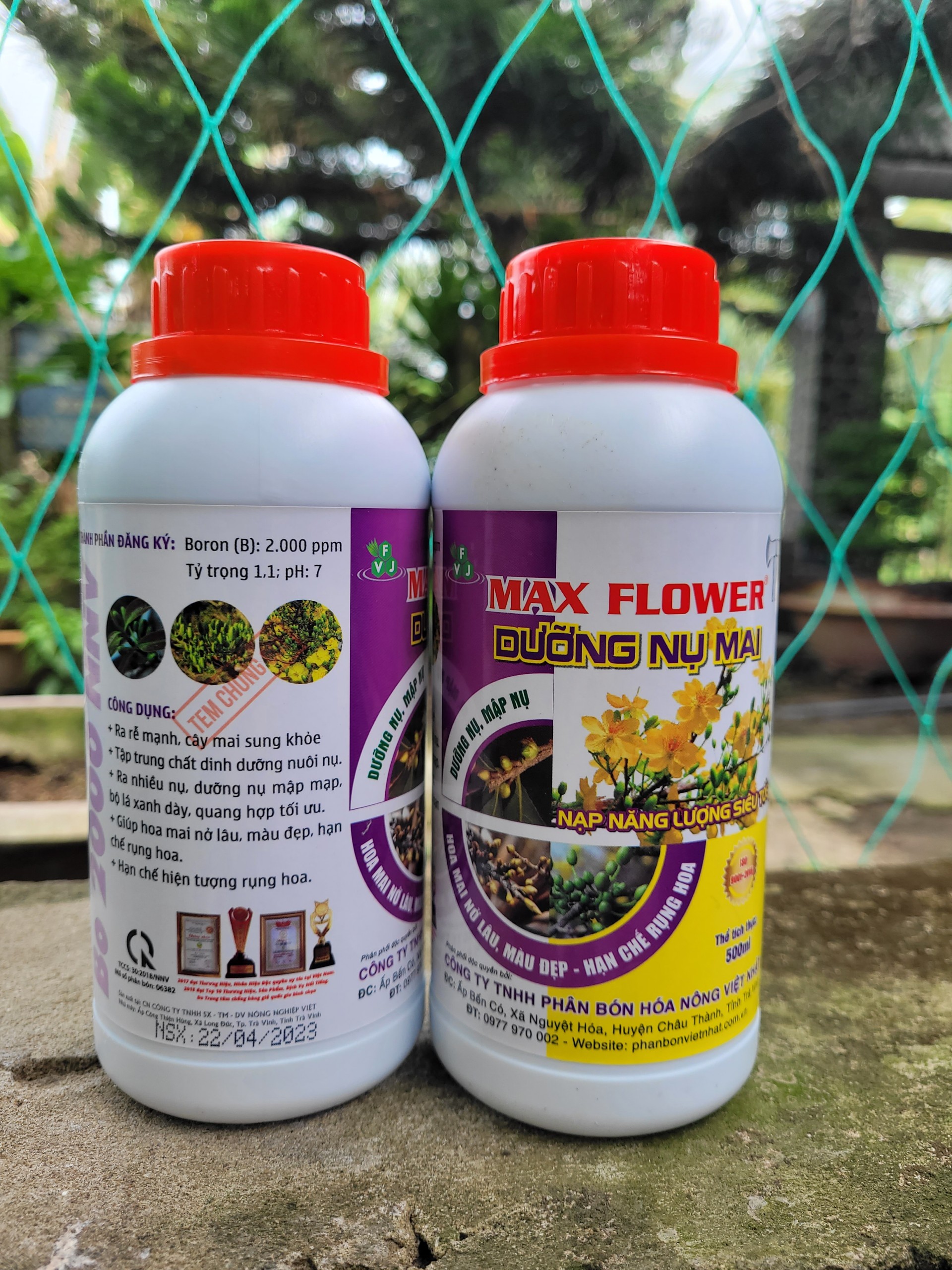 Phân bón lá DƯỠNG NỤ MAI giúp mai vàng mập nụ, nở lâu, màu đẹp chai 500ml