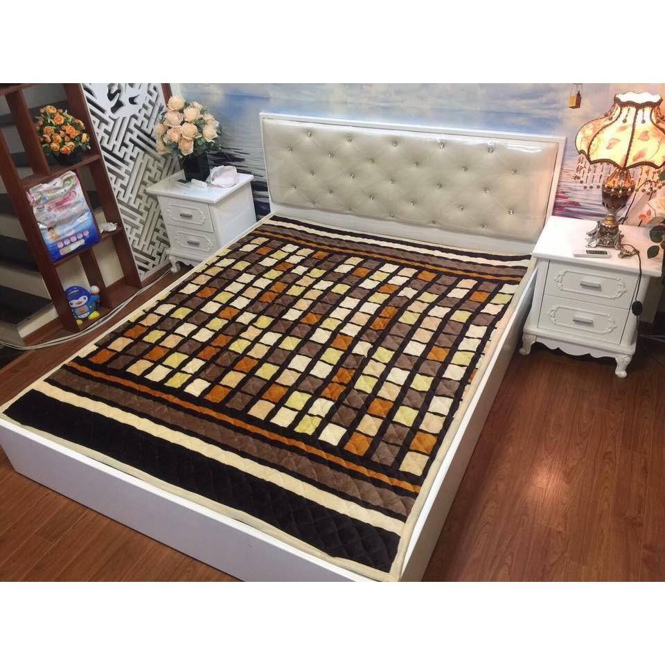 Thảm Trải Giường Siêu Ấm Nhiều Họa Tiết