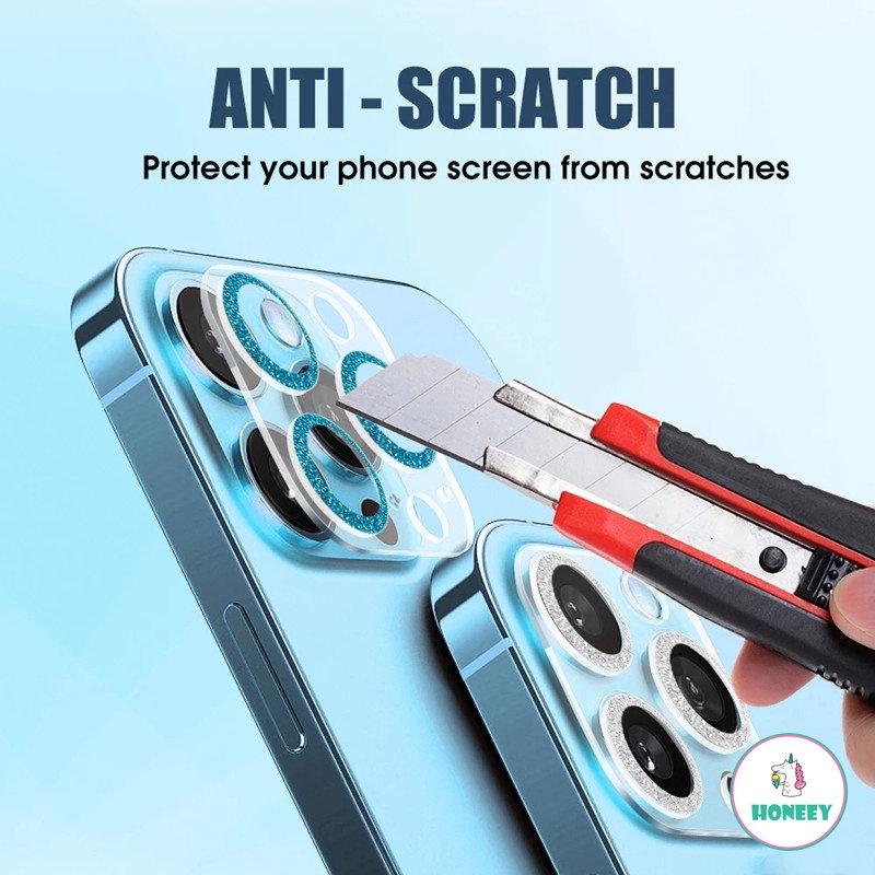 Kính Cường Lực Bảo Vệ Ống Kính Máy Ảnh Màu Hồng Cho IPhone 14 Pro Max 11 12 13 Pro Max