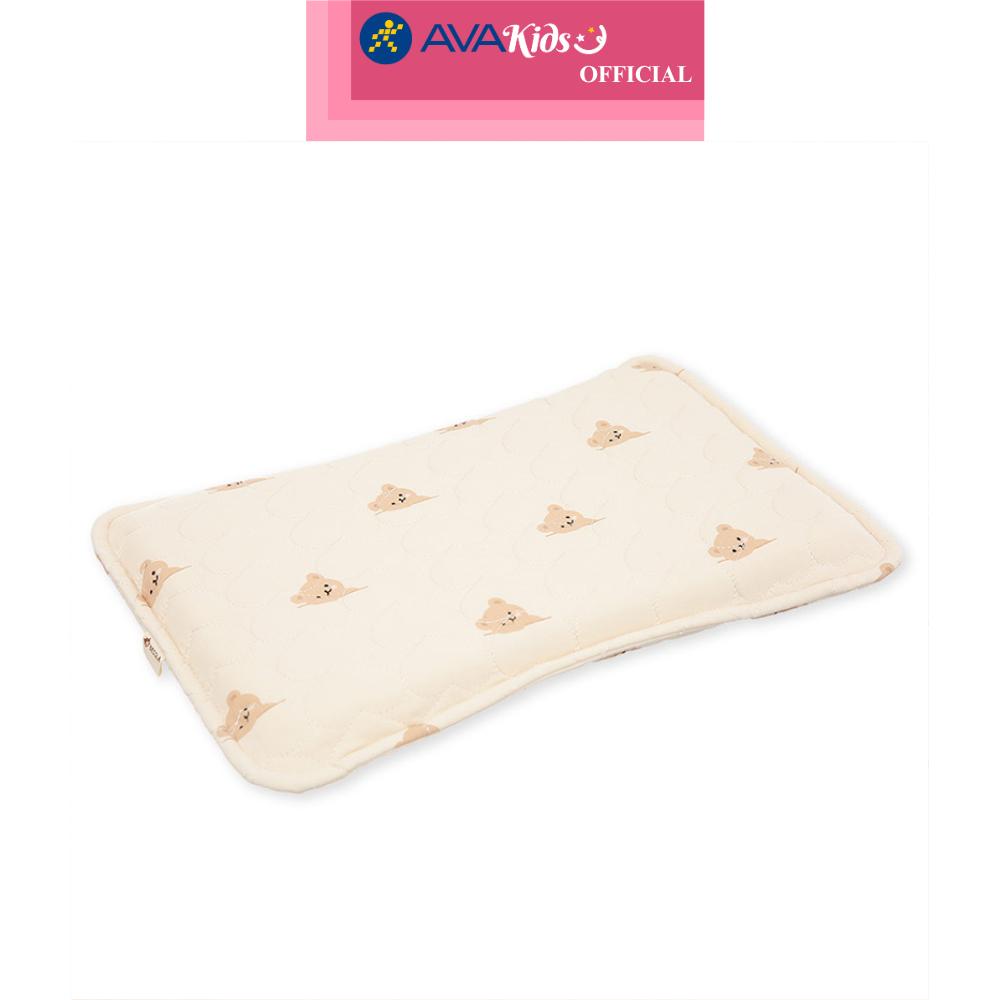 Gối Bessla 39x23x3 cm - Gấu (18 - 36 tháng) - Hàng Chính Hãng