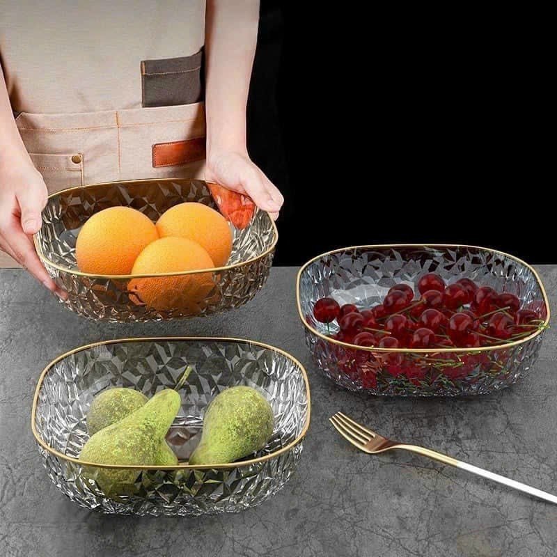 KHAY NHỰA VIỀN VÀNG trưng bày thực phẩm tiện dụng