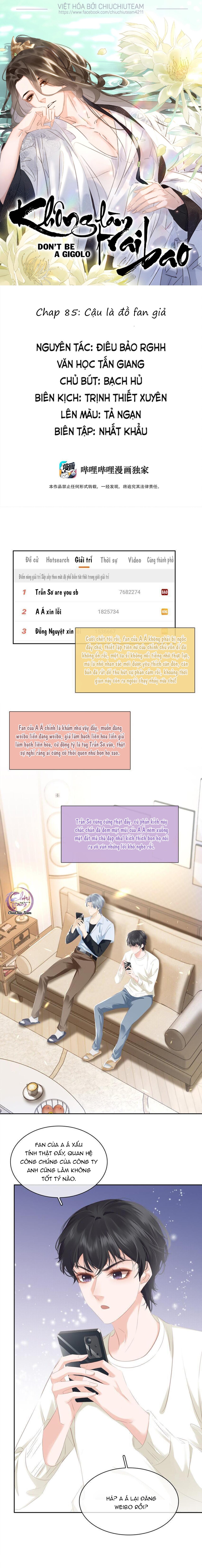 không làm trai bao! chapter 85 1