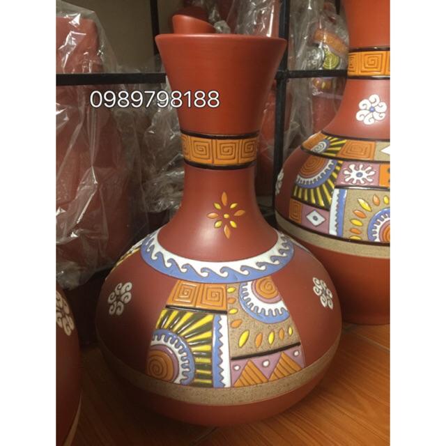 Lọ tỏi gốm số 2 cao 29cm gốm sứ Bát Tràng cao cấp
