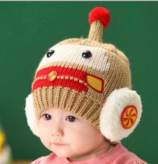 Bộ mũ len kèm khăn hình ô tô cho bé trai và bé gái, sét nón len cho bé yêu