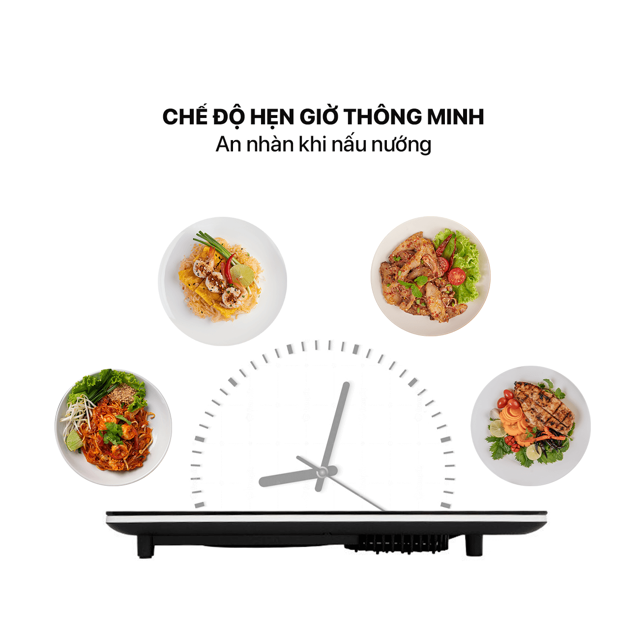 Bếp Điện Từ Cao Cấp Elmich ICE-1828OL 2100W, Hàng Chính Hãng, Tiết Kiệm Điện, Cảm Ứng - JoyMall