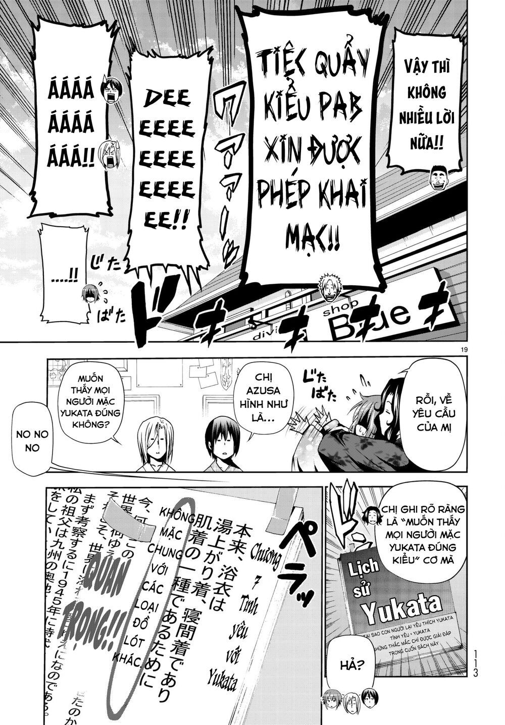 cô gái thích lặn - grand blue chapter 46 19