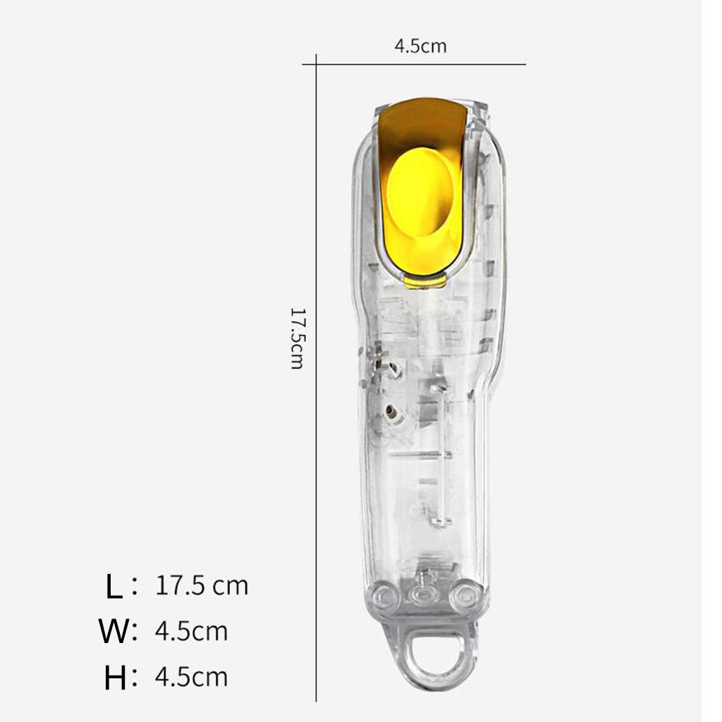 DIY Modified Hair Clipper Transparent Front Back Housing Shell Protective Case Cover for Wahl 8148/8591/8504 Cordless Hair Clippers