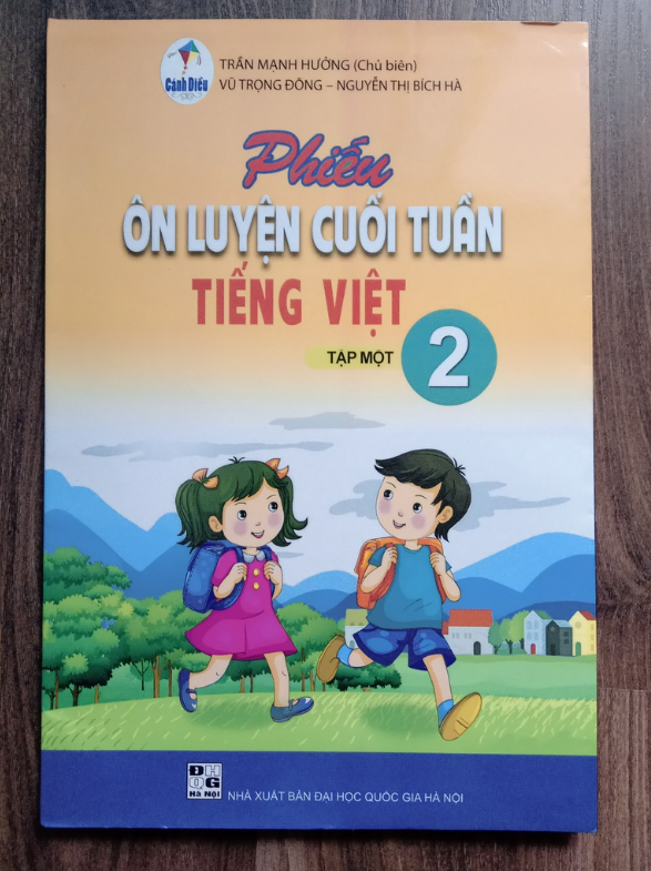 Sách - Phiếu ôn luyện cuối tuần tiếng việt lớp 2 Tập 1 (Cánh diều)