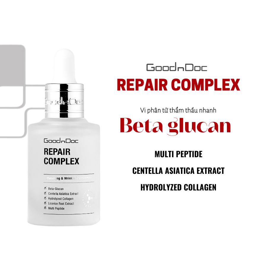 Serum Phục Hồi Và Cải Thiện Hàng Rào Bảo Vệ Da GoodnDoc Repair Complex 30ml