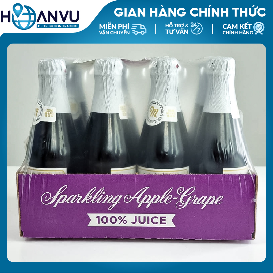 Nước Ép Táo Nho Martinelli's Sparkling Apple-Grape